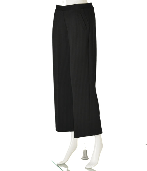 PANTALONI DONNA ELASTICO LARGO TRE QUARTI RIGATO MARCA EMANUELA COSTA ART. 35547-23