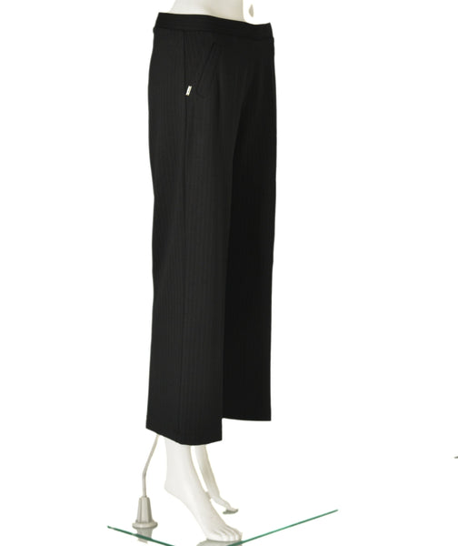 PANTALONI DONNA ELASTICO LARGO TRE QUARTI RIGATO MARCA EMANUELA COSTA ART. 35547-23