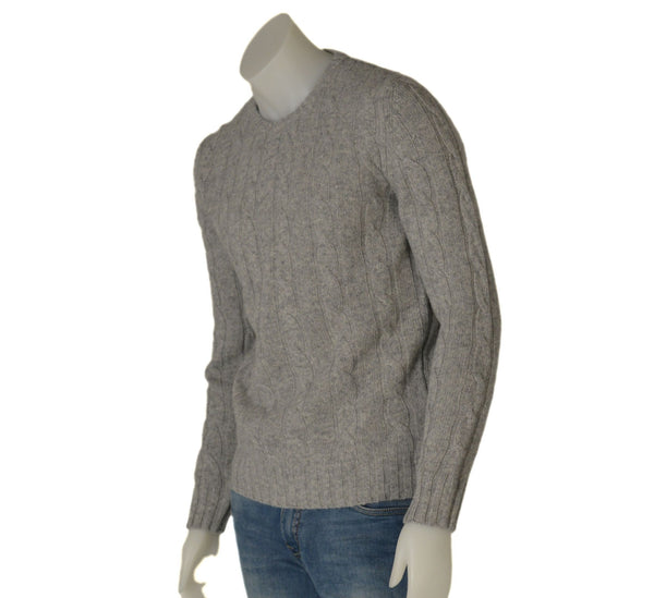 MAGLIONE UOMO RAGAZZO TRECCE GIROCOLLO MARCA GRANCHIO ART. GR1452