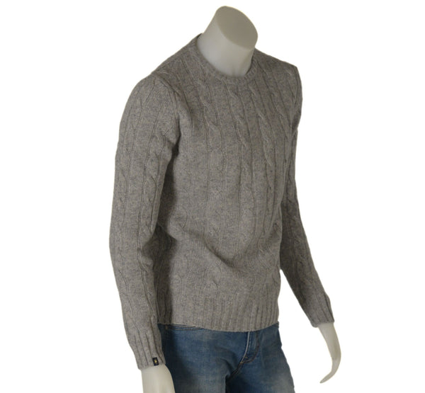 MAGLIONE UOMO RAGAZZO TRECCE GIROCOLLO MARCA GRANCHIO ART. GR1452