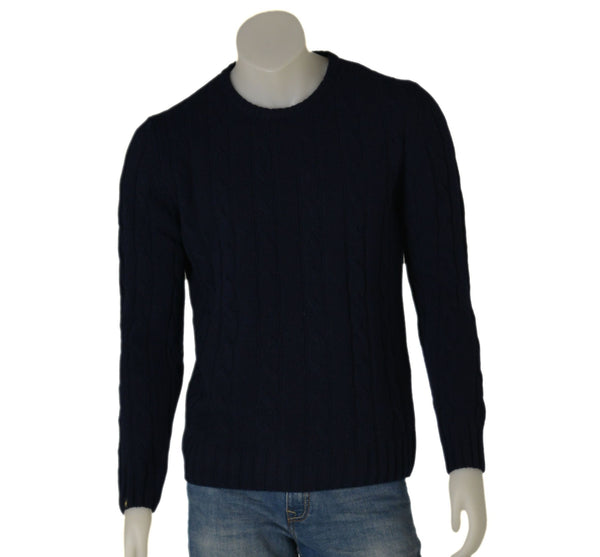 MAGLIONE UOMO RAGAZZO TRECCE GIROCOLLO MARCA GRANCHIO ART. GR1452