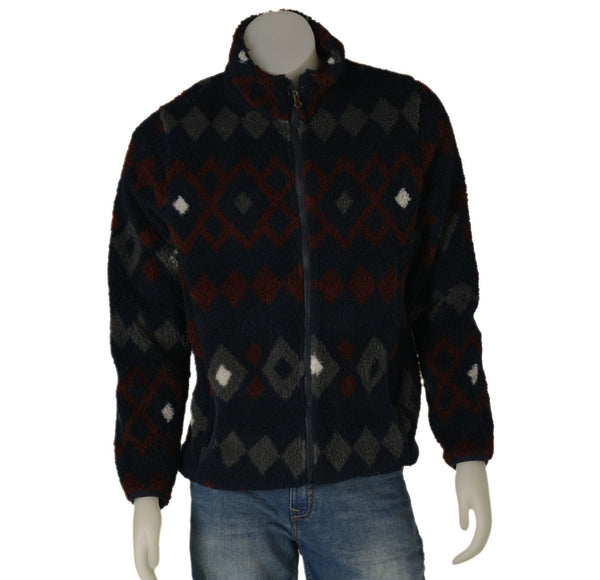 PILE ORSETTO UOMO RAGAZZO ROMBI ZIP TASCHE MARCA HENRY BARROWS ART. PU0198