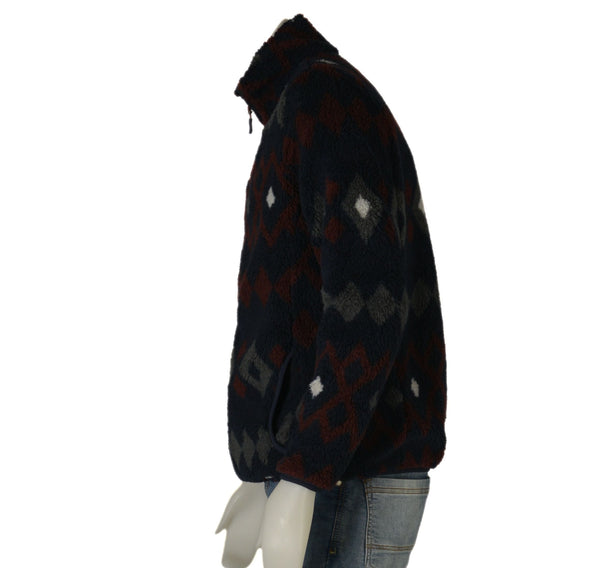PILE ORSETTO UOMO RAGAZZO ROMBI ZIP TASCHE MARCA HENRY BARROWS ART. PU0198