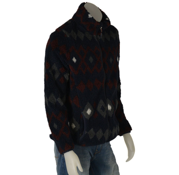 PILE ORSETTO UOMO RAGAZZO ROMBI ZIP TASCHE MARCA HENRY BARROWS ART. PU0198
