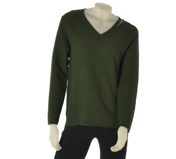 MAGLIONE DONNA SCOLLO POLSINIMFASCIA APPLICAZIONI MARCA COVERI ART. DC823