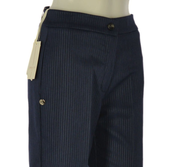 PANTALONE DONNA RAGAZZA PALAZZO TASCHE MARCA EMANUELA COSTA ART. 35604