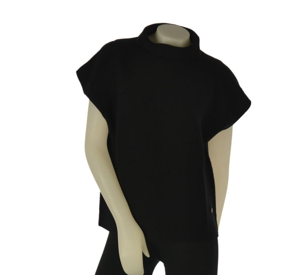 MAGLIONE DONNA RAGAZZA PONCHO COLLO ALTO MARCA RIVA TRICOT ART. B115308