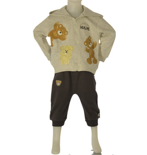 COMPLETO BIMBO FELPA PANTALONE FELPATO MARCA LOSAN ART. LBBAP0601 24003