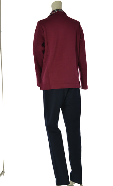 TUTA DONNA RAGAZZA FELPATA FELPA ZIP PANTALONE ELASTICO MARCA CAMPAGNOLO ART. 8Q76458