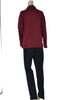 TUTA DONNA RAGAZZA FELPATA FELPA ZIP PANTALONE ELASTICO MARCA CAMPAGNOLO ART. 8Q76458