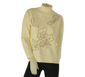 MAGLIONE DONNA RAGAZZA DOCEVITA RICAMO MARCA RIVA TRICOT ART. B115460