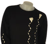MAGLIONE DONNA RAGAZZA  GIROCOLLO FIORI RASO MARCA  RIVA TRICOT ART. B115317