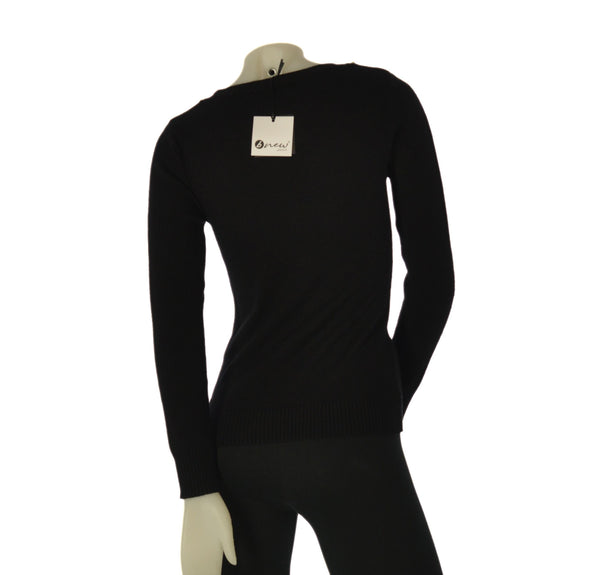 MAGLIONE DONNA RAGAZZA GIROCOLLO STRASS MARCA GAIA B ART. 815