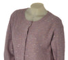MAGLIONE DONNA RAGAZZA CARDIGAN GIROCOLLO BOTTONI MICROPAILLETTES MARCA GAIA B ART. 307