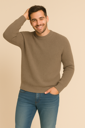 MAGLIONE UOMO SPORTING MARE GIROCOLLO LANA E CASHMERE ART. 2630/80