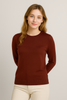 MAGLIONE DONNA GAIA B GIROCOLLO BASICO VISCOSA ELASTICIZZATO ART. 300