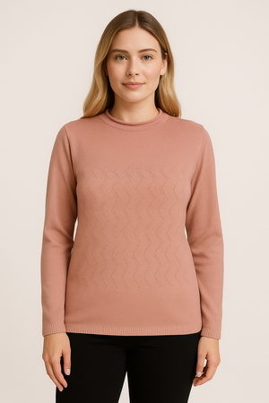 MAGLIONE DONNA RAGAZZA LUPETTO LAVORATO MARCA GAIA B ART. 328