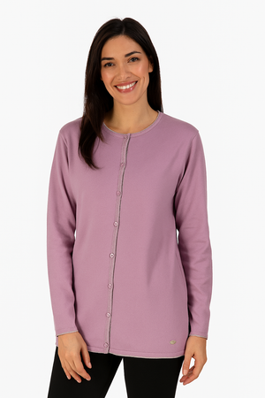 MAGLIONE DONNA RAGAZZA CARDIGAN LUREX TAGLIE COMFORT MARCA CUORE A CUORE ART. MJ0043