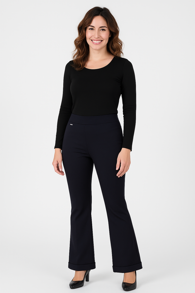 LEGGINGS DONNA ELASTICO IN VITA ELEGANTE COMODO  EMANUELA COSTA ART. 4957