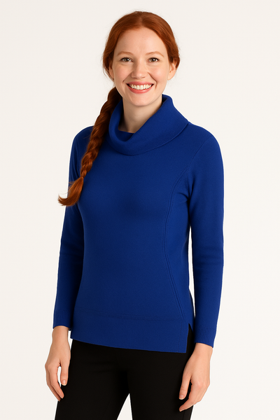 MAGLIONE DONNA RAGAZZA SPACCHI DOCEVITA MORBIDO MARCA ELEONORA DELBONO ART. GD2222