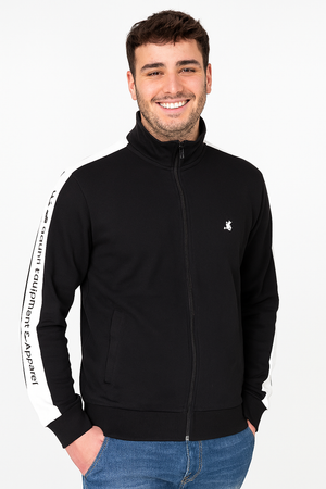 FELPA UOMO COTONE ZIP POLSINI A U.S.GRAND ART. USF659
