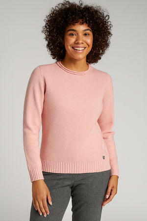 MAGLIONE DONNA RAGAZZA GIROCOLLO PERLINE MARCA RIVA TRICOT ART. B115307