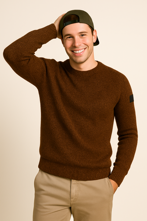 MAGLIONE UOMO BEVERLY HILLS POLO CLUB GIROCOLLO CINIGLIA ART. M437330