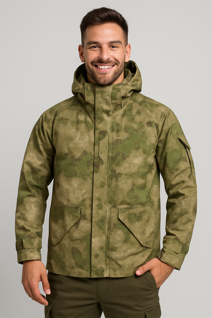 Mil-Tec Giacca Antipioggia Av. Fodera in Pile Mil-TACS Fg Uomo