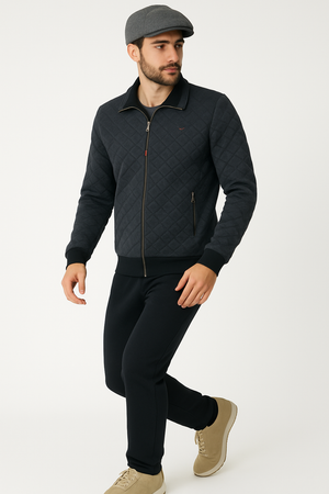 TUTA UOMO F.LLI CAMPAGNOLO FELPATA PANTALONE ELASTICO TASCHE FELPA FANTASIA ZIP TASCHE ART. 8Q77559