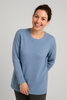 MAGLIONE DONNA GAIA PIU TAGLIE OVER GIROCOLLO LAVORATO ART. 402