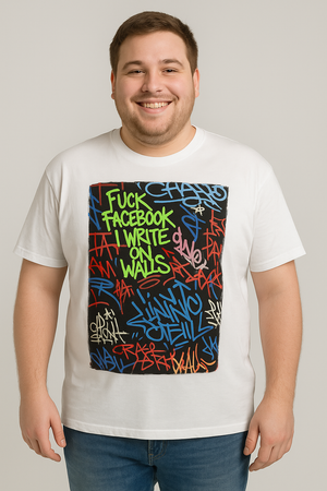 T-SHIRT UOMO RAGAZZO GIROCOLLO STAMPA MARCA BL.28 ART. 38304