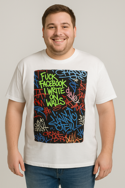 T-SHIRT UOMO RAGAZZO GIROCOLLO STAMPA MARCA BL.28 ART. 38304