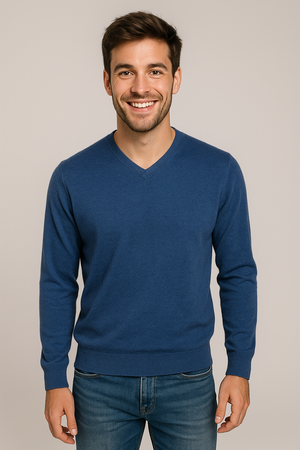 MAGLIONE UOMO RAGAZZO SCOLLO V MARCA CONSENSO ART. 12001-224