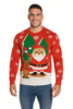 MAGLIONE UOMO DONNA GIROCOLLO NATALE RENNA BABBO NATALE MARCA JULE ART.ORG5