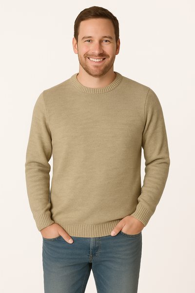 MAGLIONE UOMO BASILE GIROCOLLO BASICO  ART. BE0228