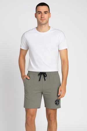 BERMUDA UOMO HENRY BARROWOS FELPA GARZATA COTONE ELASTICO TASCHE ART. PB0103