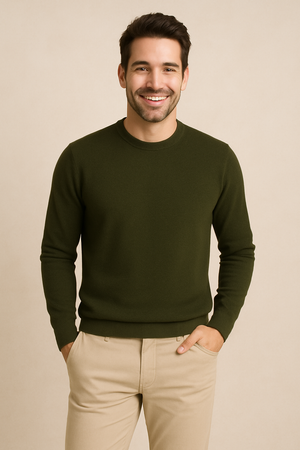 MAGLIONE UOMO RAGAZZO GIROCOLLO MELANGE MARCA SPORTING MARE ART. 2960/80