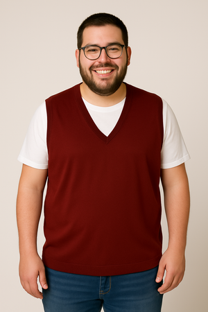 MAGLIONE GILET UOMO RAGAZZO TAGLIE FORTI MARCA SPORTING MARE ART. 120/181OS