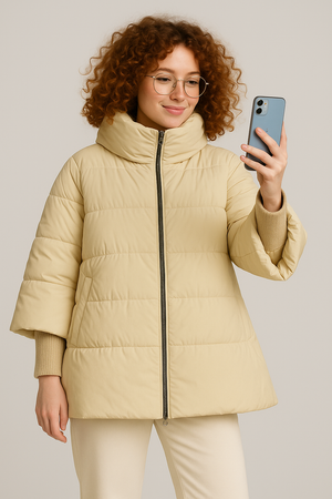 GIUBBINO DONNA GRIFFAI ZIP POLSINI TASCHE CORTO ART. 5534