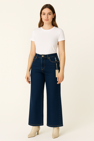 JEANS DONNA EMANUELA COSTA PALAZZO TASCHE ELASTICO ART. EC6752