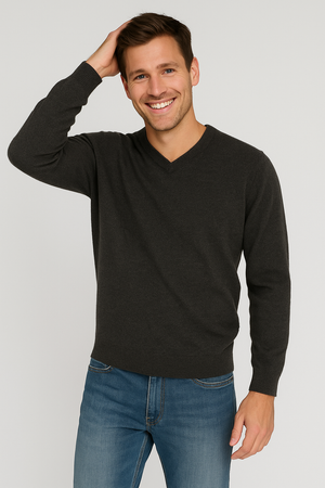 MAGLIONE UOMO SPORTING MARE SCOLLO A V BASICO LANA ART. 2960/60