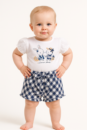 Completo Ellepi neonato art CO 4888 jersy bambina