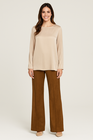 PANTALONI DONNA EMANUELA COSTA ELASTICO MORBIDI ART.35792