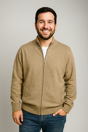 MAGLIONE UOMO SPORTING MARE TAGLIE OVER FULL ZIP TASCHE ART. 2290/170ZTOS