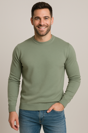 MAGLIONE UOMO SPORTING MARE GIROCOLLOBASICO LANA ART. 2960/80