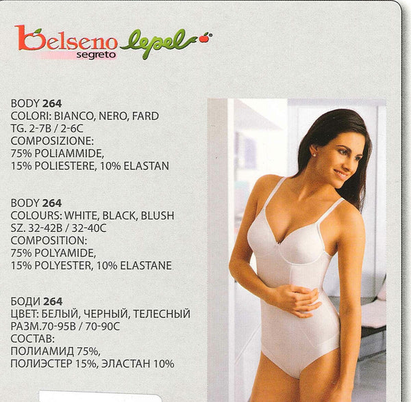 Belseno Lepel Body Lepel 264 BODY DONNA ELASTICIZZATO CONTENITIVO