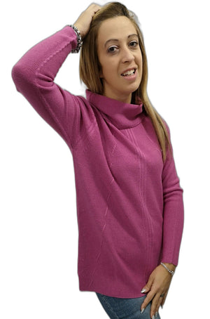 MAGLIONE DONNA RAGAZZA DOLCEVITA PURA LANA MARCA GAIA B ART.331