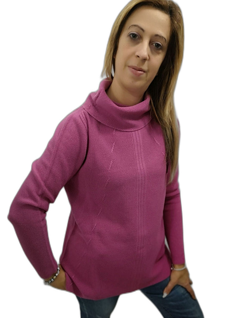 MAGLIONE DONNA RAGAZZA DOLCEVITA PURA LANA MARCA GAIA B ART.331