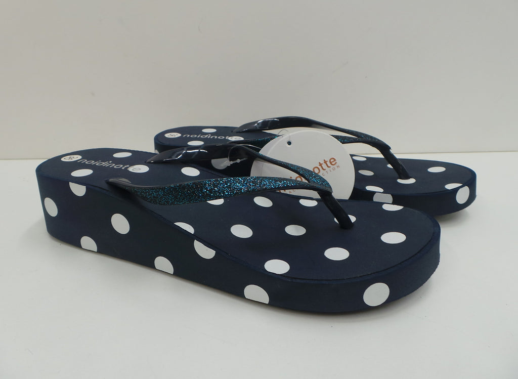 INFRADITO DONNA RAGAZZA GOMMA COMODO POIS GLITTER MARCA NOIDINOTTE ART.PF002278