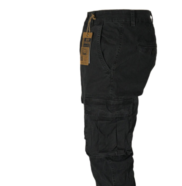 PANTALONE UOMO RAGAZZO TASCHE CARGO ZIP BOTTONE MARCA HENRY BARROWS ART.PW0026